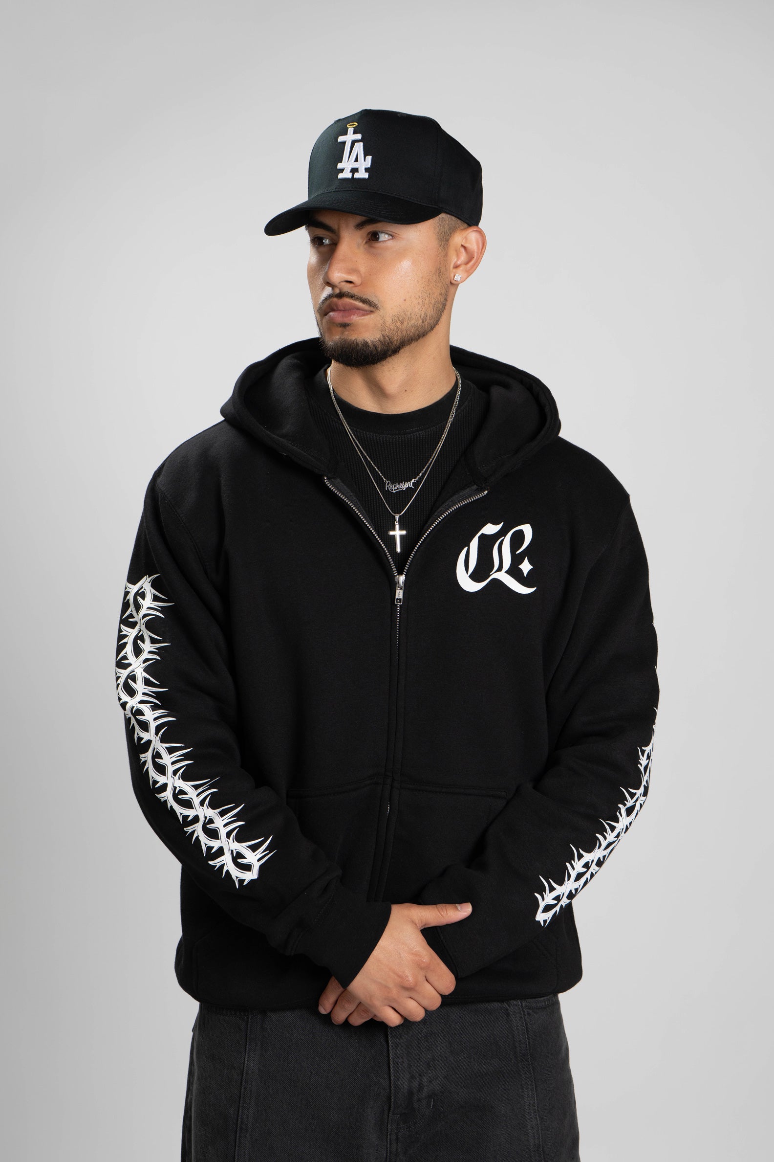 Thorns of Grace Zip-up Hoodie