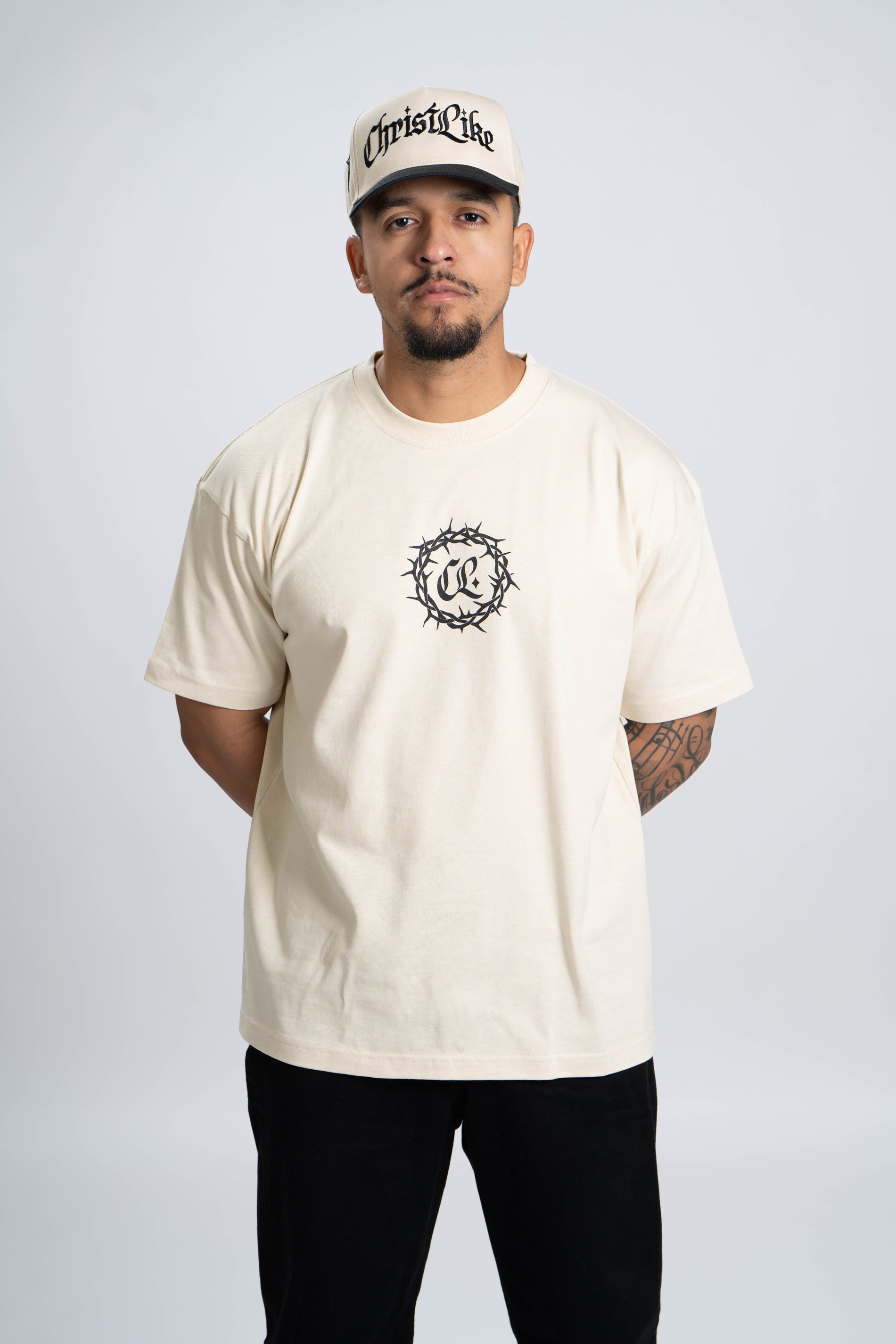 Crown of Thorns T-shirt (Cream)