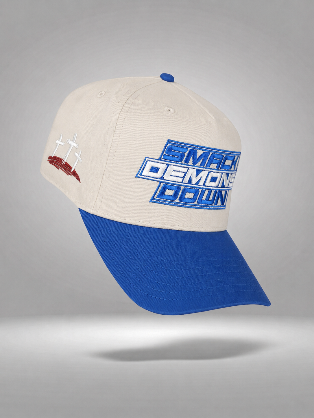 Smack Demons Down (Blue & Cream)
